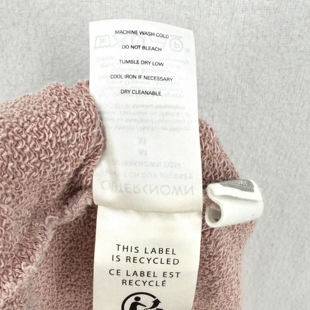 OUTERKNOWN Organic Cotton Jogger Sweatpant Medium Pink Drawstring Athleisure - Picture 14 of 14